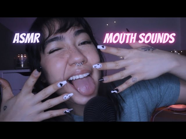 ASMR | Sons de BOCA MOLHADOS na SENSIBILIDADE MÁXIMA (MOUTH SOUNDS e TAPPING NA UNHA 100% INTENSO) class=