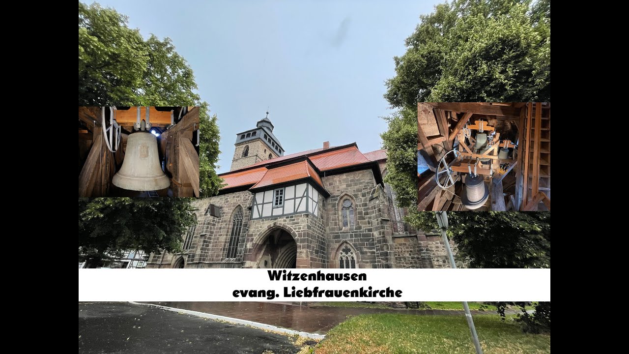 Witzenhausen [D.-WIZ] - evang. Liebfrauenkirche, Geläutepräsentation (Turmaufnahme)
