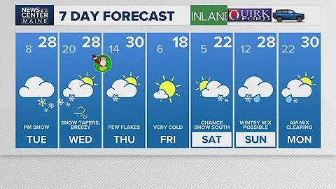 NEWS CENTER Maine Weather Video Forecast