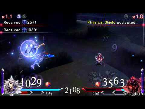 Dissidia 012 Random Gameplay - Cecil VS Kain