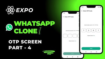 Create OTP Screen for WhatsApp Clone in React Native Expo | Verify Phone Number (Hindi Tutorial)