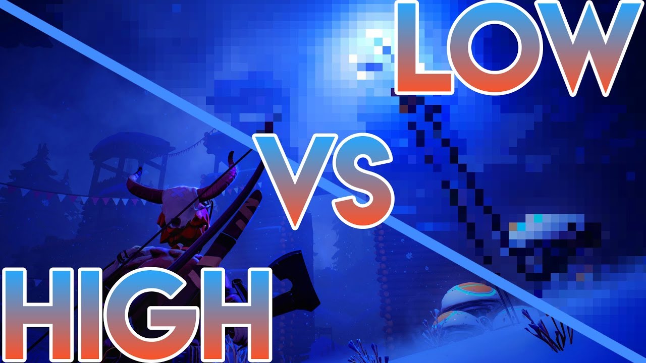 The Darwin Project | PC Graphic Settings | High vs Low