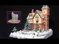 DIY Christmas House with cardboard and Lipka | How to make a Christmas house | Christmas village