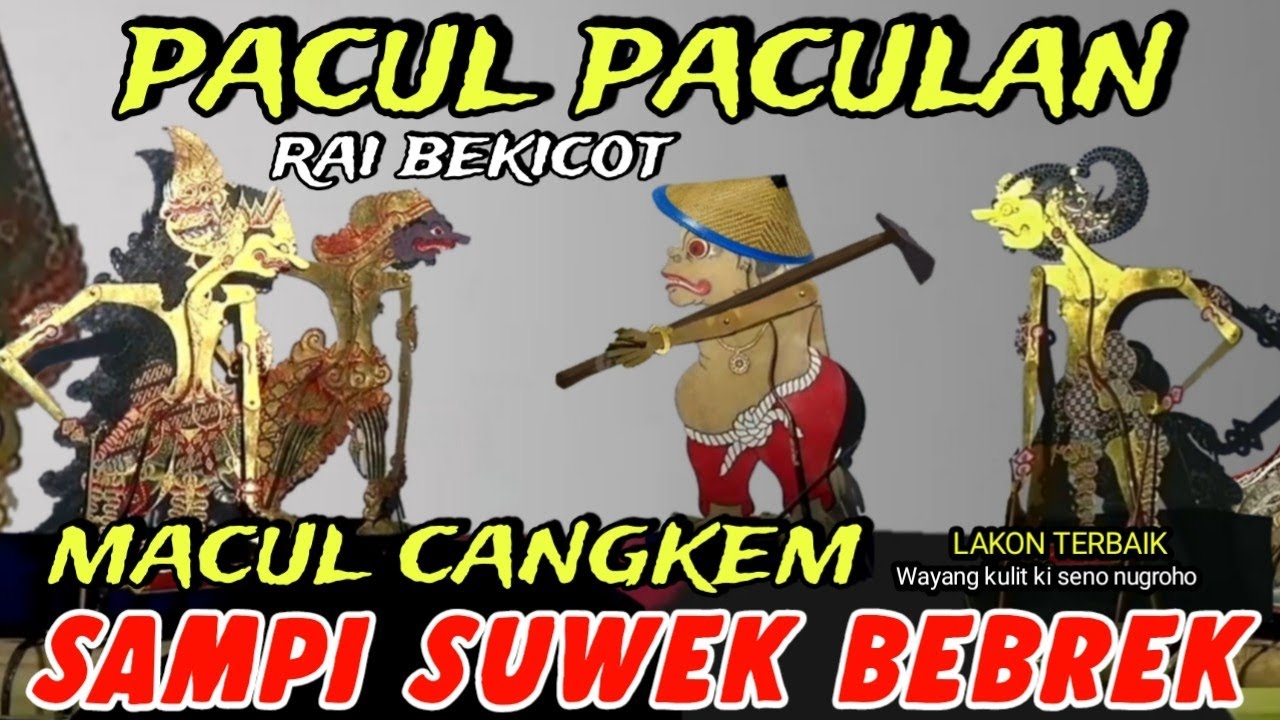 BAGONG MACUL CANGKEM,PAGELARAN WAYANG KULIT DALANG SENO NUGROHO