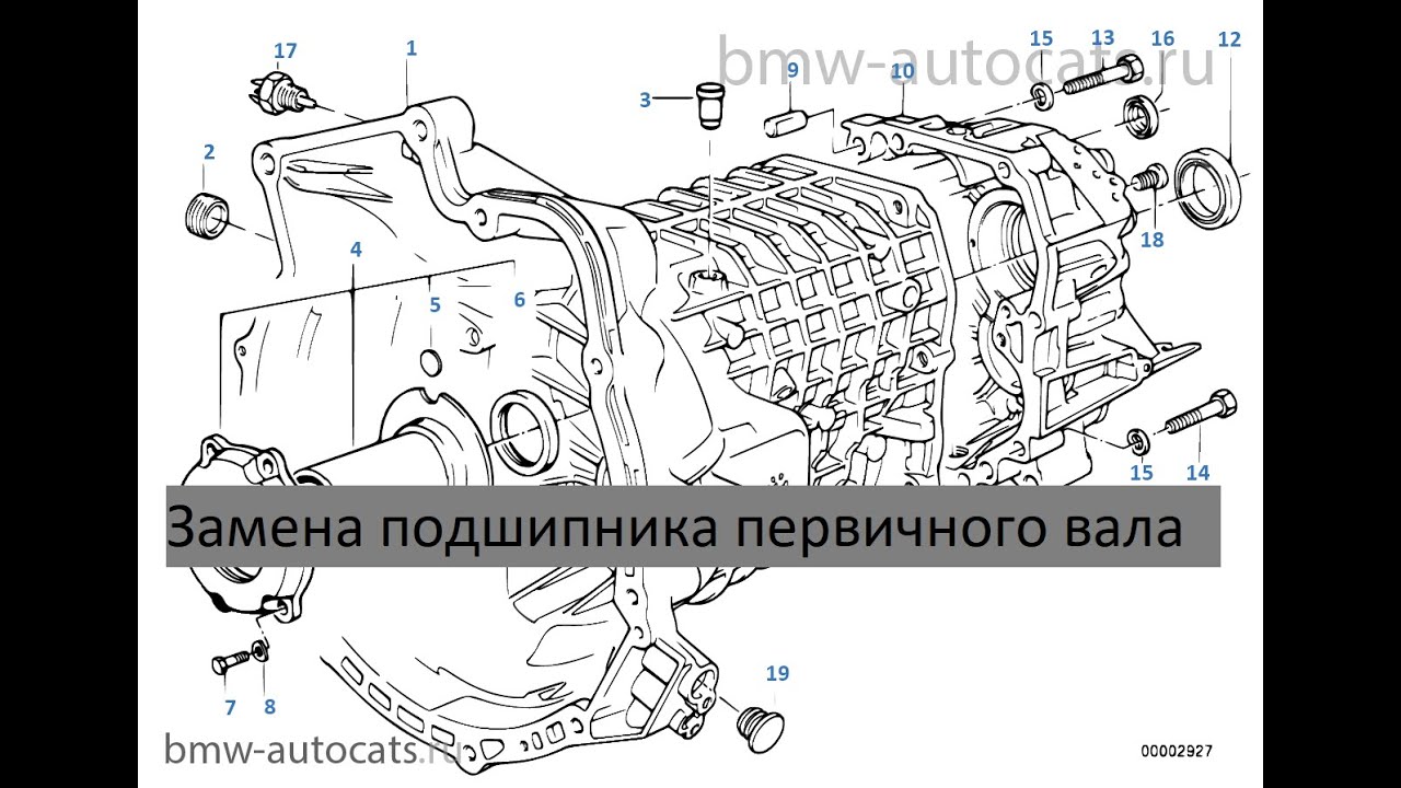 Замена подшипника первичного вала Getrag 260 #Коробкавирус часть 1 ...