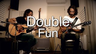 Double Fun | Blues in E7 | #GibsonES335 #Taylor314CE