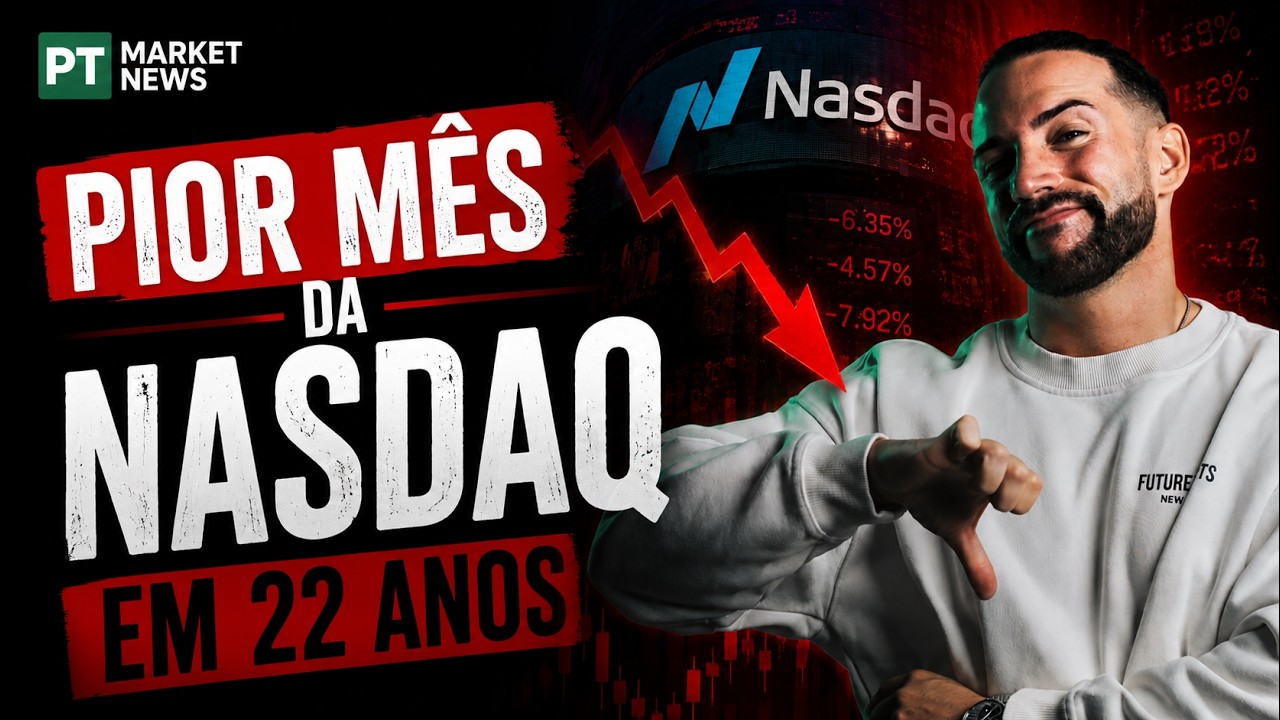 O que esteve por trás do pior mês de julho do Nasdaq em 22 anos