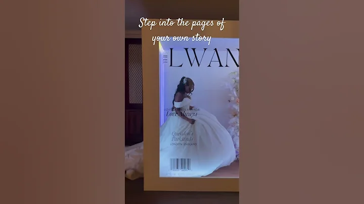 Our life-size magazine photo booth captures the magic of your events. #photobooth #behindthescenes