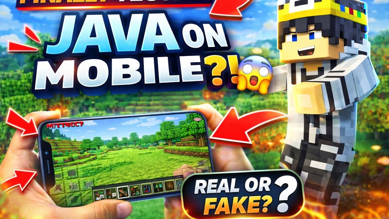 Minecraft Java on Mobile using Mojo Launcher! 😱 Is Mojo Launcher Real ...