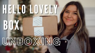 HELLO LOVELY BOX UNBOXING // clothes, drink ware, and new rep code!