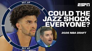 Windy thinks THERE IS A CHANCE the Jazz take Cam Boozer at No. 2 😮 | Get Up