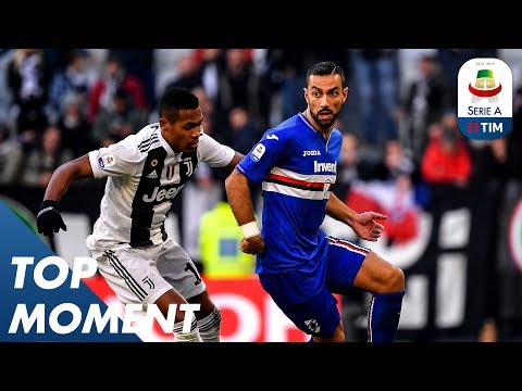 Quagliarella Finds 9th Goal in 9 Games | Juventus 2-1 Sampdoria | Top Moment | Serie A