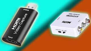 Capturadora HDMIUSB Super Barata | Conecta VCR/Consolas Viejas a TV por HDMI (Convertidor RCAHDMI)