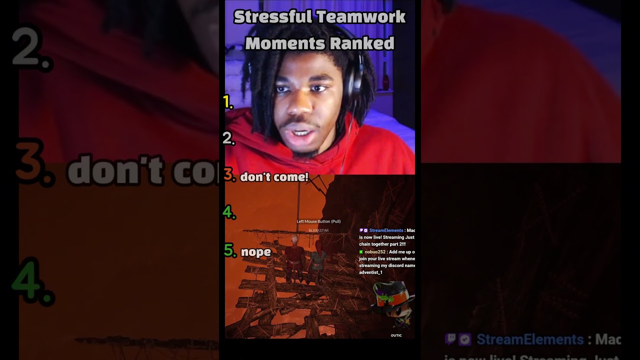 Ranking the Most Stressful Teamwork Moments #ranking #streameruniversity #funny