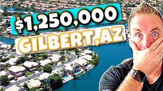 Tour of $1.25M Gilbert Home: Luxury Living at its Finest! | Lake Community!