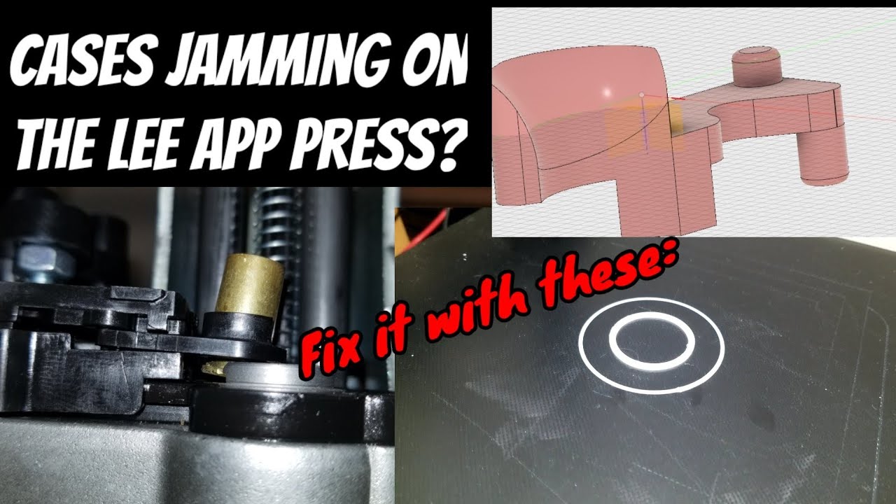 How to Fix case Jamming on the Lee APP press - YouTube