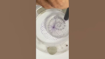 What does this pattern resemble??? Magic Ruler Small ruler, big wisdom #2024 #short #spirograph 16