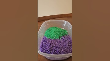 #asmr #sensorybin #mardigras2024 #learningthroughplay