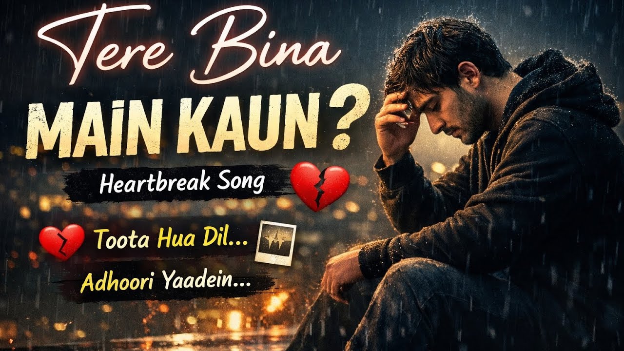 Tere Bina Main Kaun? 💔 | Sad Hindi LoFi Breakup Song 2026 | Heart Touching Emotional Love Song #lofi