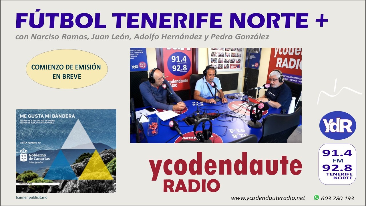 05.10.2026 / FÚTBOL TENERIFE NORTE +... con Narciso Ramos
