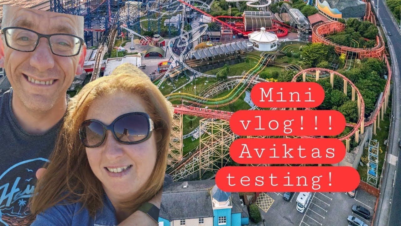 Mini vlog to check out the rides testing at Pleasure Beach Resort on a very wet and windy day!! 