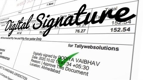 Digital Signature in Tally | Auto Email + WhatsApp Digital Signed Invoice with Watermark from Tally