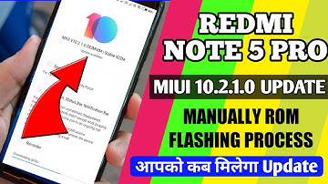 Redmi Note 5 Pro Miui 10.2.1.0 Stable Update | Miui 10.2.1.0 New Series For Redmi Note 5 Pro