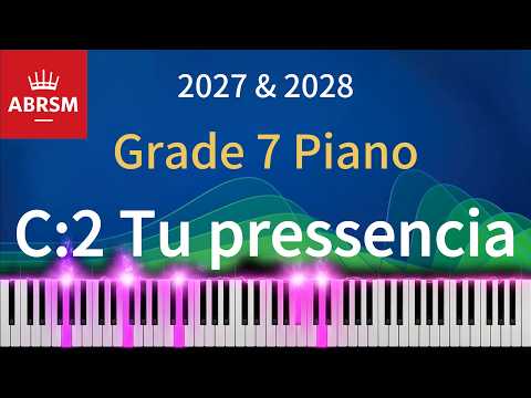 ABRSM Piano Grade 7 2027-2028 C2 Tu pressencia (Vals venezolano) by Federico Ruiz