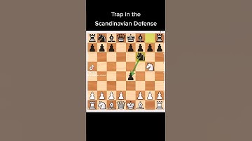 Chess Traps: Trap in the Scandinavian Defense