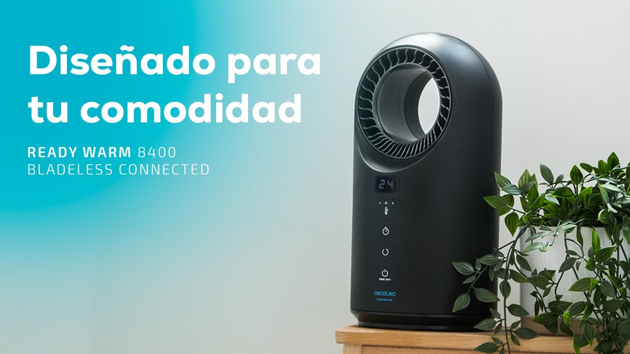 Calefactor Bajo Consumo Readywarm 8400 Bladeless Connected Cecotec con  Ofertas en Carrefour