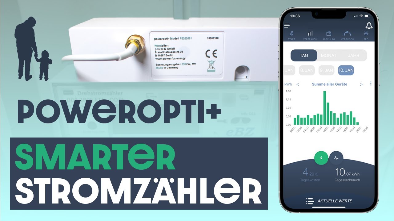 Stromzähler einfach smart machen mit dem poweropti+ 