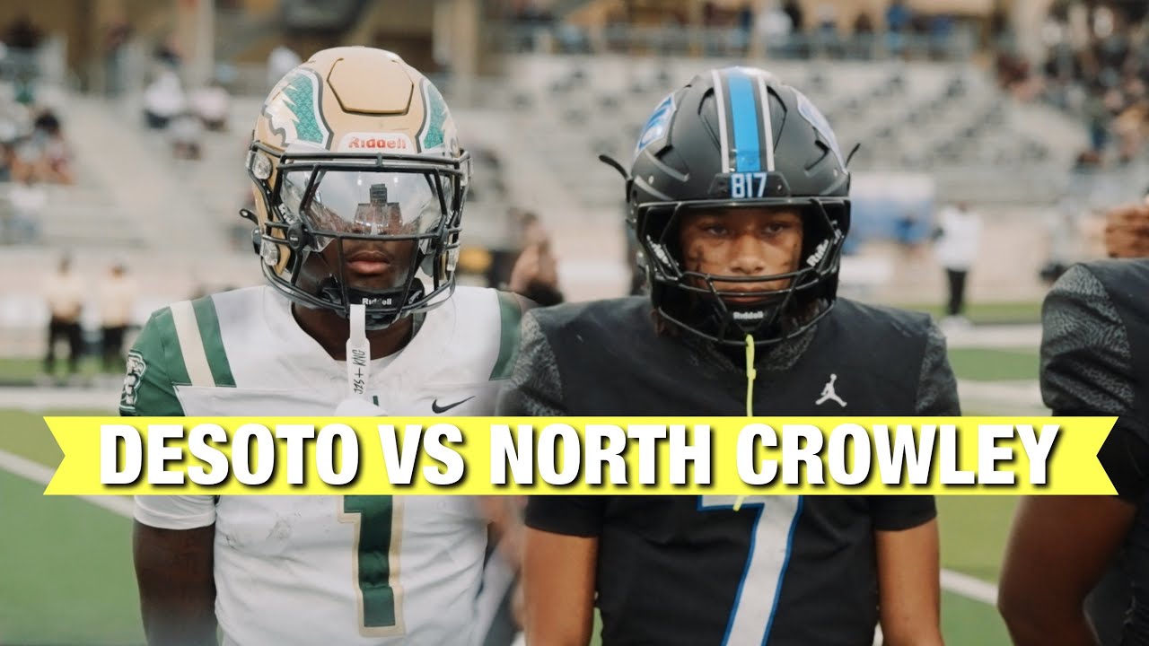 TXHSFB: #1 NORTH CROWLEY vs #15 DESOTO|| MUST SEE👀|| #viralvideos  
