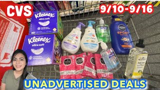 UNADVERTISED DEALS NO COUPONS NEEDED AT CVS 9/10-9/16