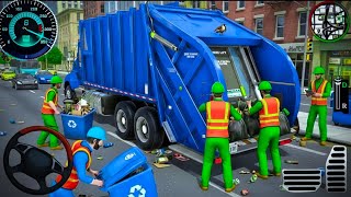 Garbage Trash Truck Realistic Simulator 3D - City Road Garbage Dumper Truck Driver- Android Gameplay screenshot 3