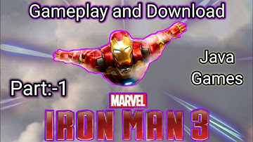 Iron Man 3 Game For Touch Screen Java mobile Gameplay in Android Part :-1 | Download Java Games