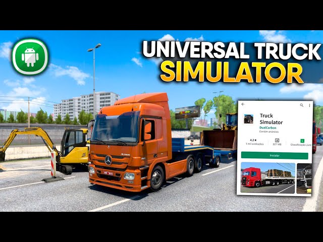 LANÇAMENTO DO UNIVERSAL TRUCK SIMULATOR - NOVO JOGO DE CAMINHÕES