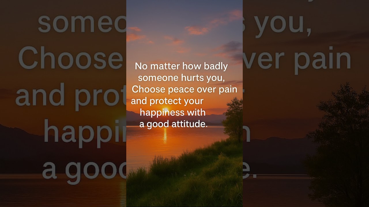 Choose Peace Over Pain