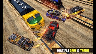 Train Derby Demolition: Car Destruction Sim - Gameplay screenshot 2