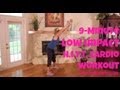 Cardio, Aerobics, Exercise: 9-Minute, Low Impact High Intensity Interval Training (HIIT) Workout