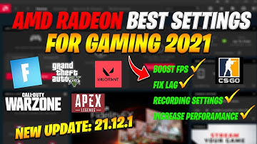 AMD Radeon Software New update 21.12.1 (2021 FOR Best Setting Gaming)