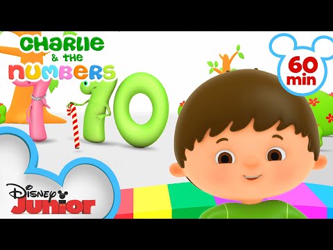 Charlie Meets his Numbers Friends for Fun | Kids Songs and Nursery Rhymes | @disneyjunior  ​