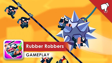 Rubber Robbers Gameplay (Android) Greedy Developers. Advertising every 2-3 levels