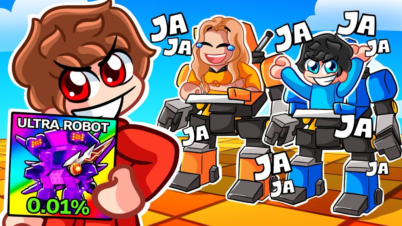 Me Hice pasar por NOOB, pero COMPRÉ UN ROBOT CHETADO en Roblox!