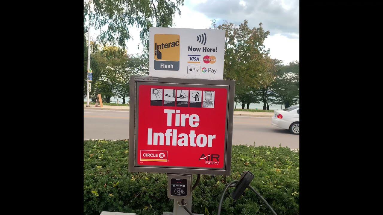 How to inflate Tires At Gas Station in Canada 🇨🇦Shorts YouTube
