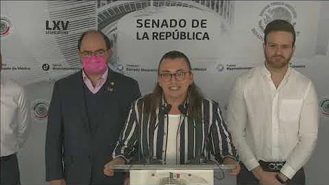 Conferencia de prensa del senador Emilio lvarez Ic...