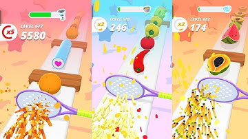 PERFECT SLICES // VEGETARIAN FRUIT GAMES // ANDROID GAMEPLAY VIDEO #30
