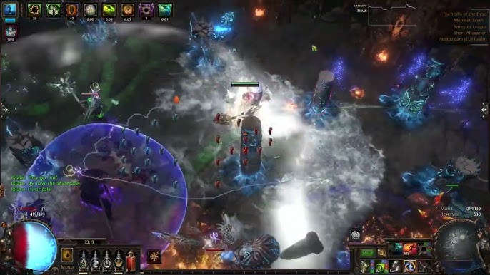 3.22 Gorgon's gaze Voidsphere Raider build for 2k rate tota 【PoE