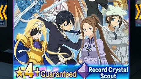SAOMD: 4 stars+ Record Crystal Scout