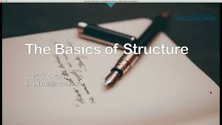 The Basics of Structure