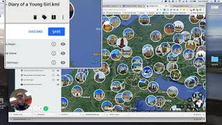 Import a KML file from Google Lit Trips